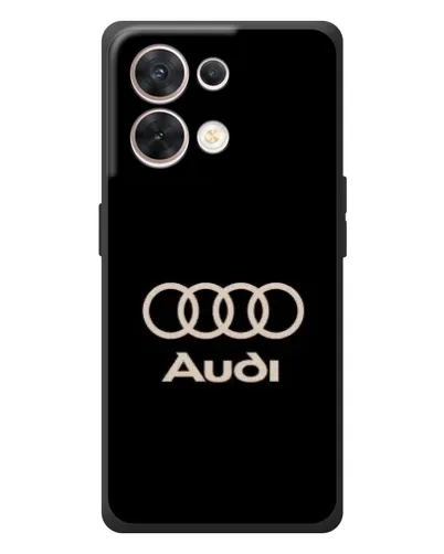 Чехол для OPPO Reno 8 5G с картинкой «Audi — золотой логотип» Чехол для OPPO Reno 8 5G с картинкой «Audi — золотой логотип»