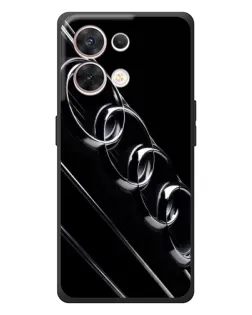 Чехол для OPPO Reno 8 5G с картинкой «Audi — абстрактные кольца»