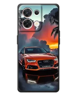 Чехол для OPPO Reno 8 5G с картинкой «Audi — закат»
