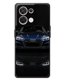 Чехол для OPPO Reno 8 5G с картинкой «Audi — ночное отражение»
