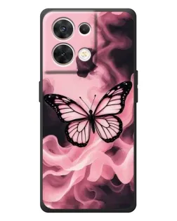 Чехол для OPPO Reno 8 5G с картинкой «Бабочка в дыму» Чехол для OPPO Reno 8 5G с картинкой «Бабочка в дыму»