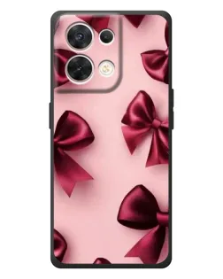 Чехол для OPPO Reno 8 5G с картинкой «Бордовый атлас»