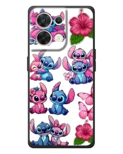 Чехол для OPPO Reno 8 5G с картинкой «Стикеры Stitch и Angel» Чехол для OPPO Reno 8 5G с картинкой «Стикеры Stitch и Angel»
