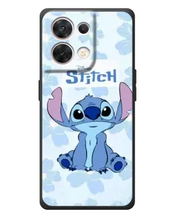 Чехол для OPPO Reno 8 5G с картинкой «Stitch среди цветов» Чехол для OPPO Reno 8 5G с картинкой «Stitch среди цветов»