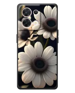 Чехол для OPPO Reno 8 5G с картинкой «Белые маргаритки макро» Чехол для OPPO Reno 8 5G с картинкой «Белые маргаритки макро»