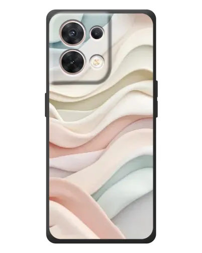 Чехол для OPPO Reno 8 5G с картинкой «Пастельные нежные волны»
