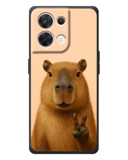 Чехол для OPPO Reno 8 5G с картинкой «Капибара виктория» Чехол для OPPO Reno 8 5G с картинкой «Капибара виктория»
