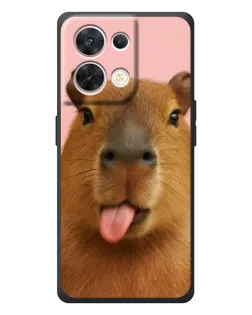 Чехол для OPPO Reno 8 5G с картинкой «Капибара с языком» Чехол для OPPO Reno 8 5G с картинкой «Капибара с языком»