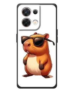 Чехол для OPPO Reno 8 5G с картинкой «Капибара в очках» Чехол для OPPO Reno 8 5G с картинкой «Капибара в очках»