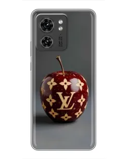 Чехол для OPPO Reno 8 Pro 5G с картинкой «Красное яблоко LV»