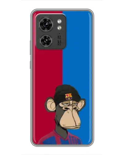 Чехол для OPPO Reno 8 Pro 5G с картинкой «Bored Ape — фанат Барсы»