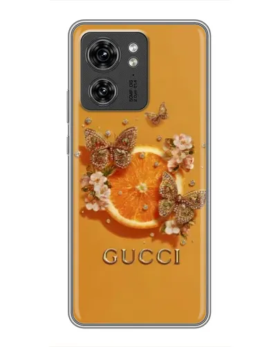 Чехол для OPPO Reno 8 Pro 5G с картинкой «Gucci — золотые бабочки» Чехол для OPPO Reno 8 Pro 5G с картинкой «Gucci — золотые бабочки»