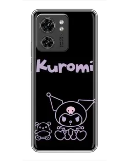 Чехол для OPPO Reno 8 Pro 5G с картинкой «Kuromi — черный минимализм» Чехол для OPPO Reno 8 Pro 5G с картинкой «Kuromi — черный минимализм»