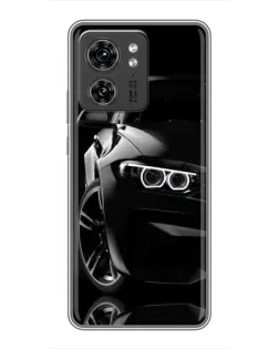 Чехол для OPPO Reno 8 Pro 5G с картинкой «Черная BMW — профиль» Чехол для OPPO Reno 8 Pro 5G с картинкой «Черная BMW — профиль»