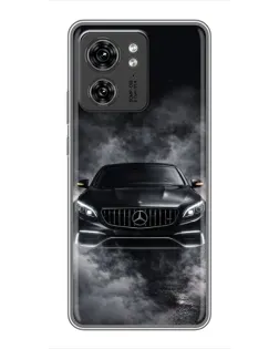 Чехол для OPPO Reno 8 Pro 5G с картинкой «Mercedes в дыму»