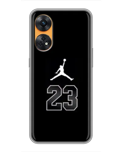 Чехол для OPPO Reno 8T с картинкой «Jordan Flight 23» Чехол для OPPO Reno 8T с картинкой «Jordan Flight 23»