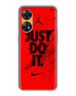 Чехол для OPPO Reno 8T с картинкой «Nike Just Do It»