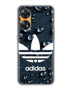 Чехол для OPPO Reno 8T с картинкой «Adidas Trefoil Blue»