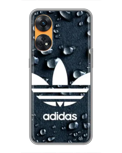 Чехол для OPPO Reno 8T с картинкой «Adidas Trefoil Blue» Чехол для OPPO Reno 8T с картинкой «Adidas Trefoil Blue»