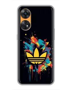 Чехол для OPPO Reno 8T с картинкой «Adidas Splash»