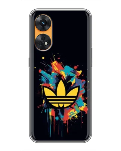 Чехол для OPPO Reno 8T с картинкой «Adidas Splash» Чехол для OPPO Reno 8T с картинкой «Adidas Splash»