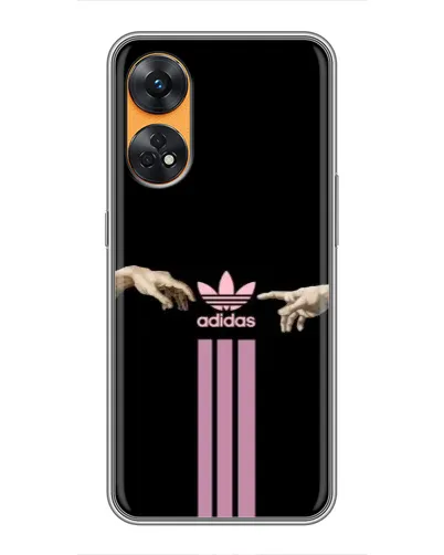 Чехол для OPPO Reno 8T с картинкой «Adidas Hands» Чехол для OPPO Reno 8T с картинкой «Adidas Hands»