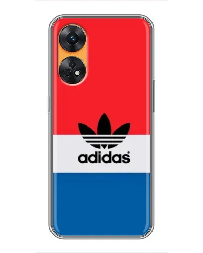 Чехол для OPPO Reno 8T с картинкой «Ретро блоки Adidas» Чехол для OPPO Reno 8T с картинкой «Ретро блоки Adidas»