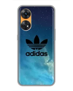 Чехол для OPPO Reno 8T с картинкой «Adidas Stone Logo»