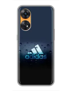 Чехол для OPPO Reno 8T с картинкой «Adidas Water Drops»