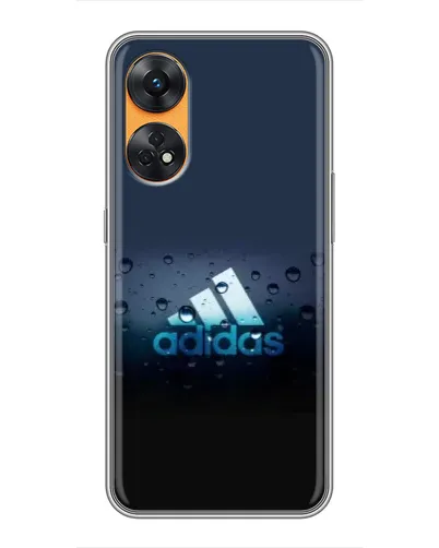 Чехол для OPPO Reno 8T с картинкой «Adidas Water Drops» Чехол для OPPO Reno 8T с картинкой «Adidas Water Drops»