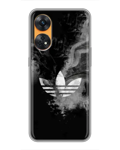 Чехол для OPPO Reno 8T с картинкой «Абстрактный дым Adidas» Чехол для OPPO Reno 8T с картинкой «Абстрактный дым Adidas»