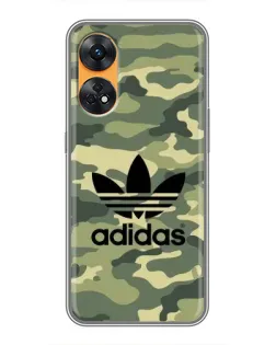 Чехол для OPPO Reno 8T с картинкой «Милитари стиль Adidas»