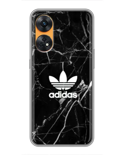 Чехол для OPPO Reno 8T с картинкой «Белый мрамор Adidas» Чехол для OPPO Reno 8T с картинкой «Белый мрамор Adidas»