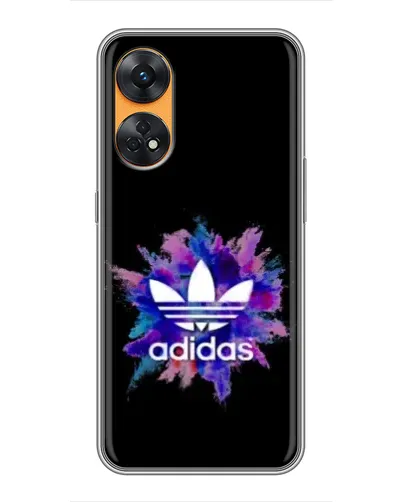 Чехол для OPPO Reno 8T с картинкой «Взрыв красок Adidas» Чехол для OPPO Reno 8T с картинкой «Взрыв красок Adidas»