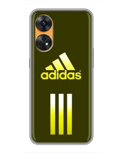 Чехол для OPPO Reno 8T с картинкой «Оливковый градиент Adidas» Чехол для OPPO Reno 8T с картинкой «Оливковый градиент Adidas»