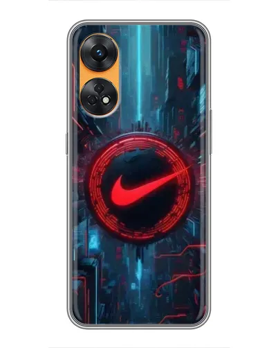 Чехол для OPPO Reno 8T с картинкой «Техногенный стиль Nike» Чехол для OPPO Reno 8T с картинкой «Техногенный стиль Nike»