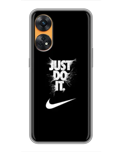 Чехол для OPPO Reno 8T с картинкой «Текстовый принт Nike» Чехол для OPPO Reno 8T с картинкой «Текстовый принт Nike»