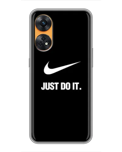 Чехол для OPPO Reno 8T с картинкой «Классический принт Nike» Чехол для OPPO Reno 8T с картинкой «Классический принт Nike»