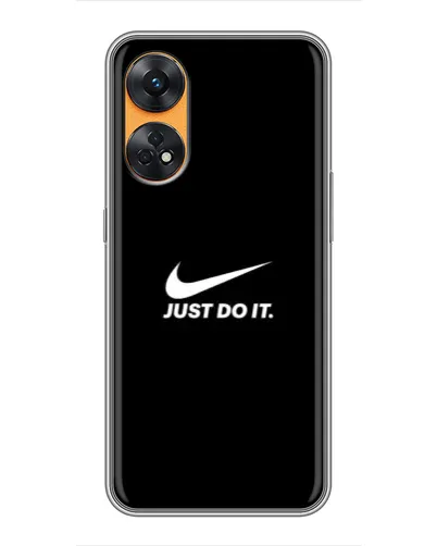 Чехол для OPPO Reno 8T с картинкой «Минимализм от Nike» Чехол для OPPO Reno 8T с картинкой «Минимализм от Nike»