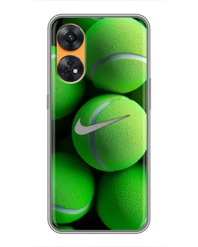 Чехол для OPPO Reno 8T с картинкой «Теннисные мячи Найк» Чехол для OPPO Reno 8T с картинкой «Теннисные мячи Найк»
