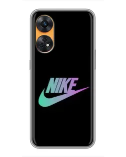 Чехол для OPPO Reno 8T с картинкой «Nike — городская ночь»