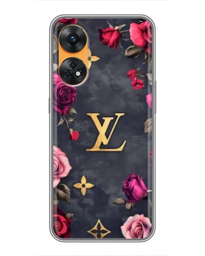 Чехол для OPPO Reno 8T с картинкой «Цветочный Louis Vuitton» Чехол для OPPO Reno 8T с картинкой «Цветочный Louis Vuitton»