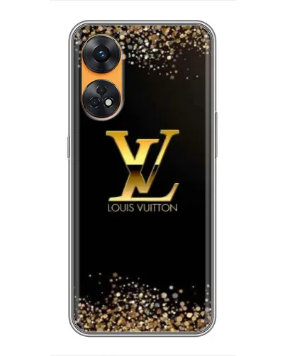 Чехол для OPPO Reno 8T с картинкой «LV — золотые искры» Чехол для OPPO Reno 8T с картинкой «LV — золотые искры»