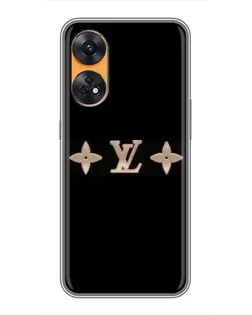 Чехол для OPPO Reno 8T с картинкой «Louis Vuitton — минимализм»