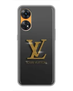 Чехол для OPPO Reno 8T с картинкой «Градиент Louis Vuitton»