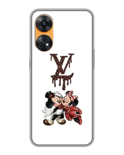 Чехол для OPPO Reno 8T с картинкой «LV и Микки Маус» Чехол для OPPO Reno 8T с картинкой «LV и Микки Маус»