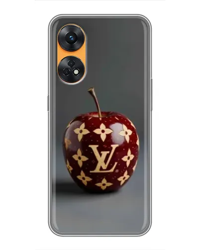 Чехол для OPPO Reno 8T с картинкой «Красное яблоко LV» Чехол для OPPO Reno 8T с картинкой «Красное яблоко LV»