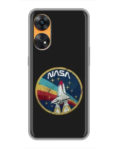 Чехол для OPPO Reno 8T с картинкой «NASA — эмблема миссии» Чехол для OPPO Reno 8T с картинкой «NASA — эмблема миссии»