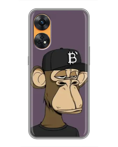 Чехол для OPPO Reno 8T с картинкой «Bored Ape в кепке» Чехол для OPPO Reno 8T с картинкой «Bored Ape в кепке»