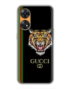 Чехол для OPPO Reno 8T с картинкой «Тигр Gucci»